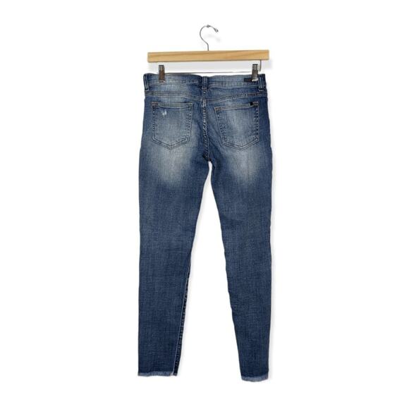 SP Black Label Womens Jeans Distressed Frayed Hem Skinny Jeans Size 27 - Picture 2 of 8